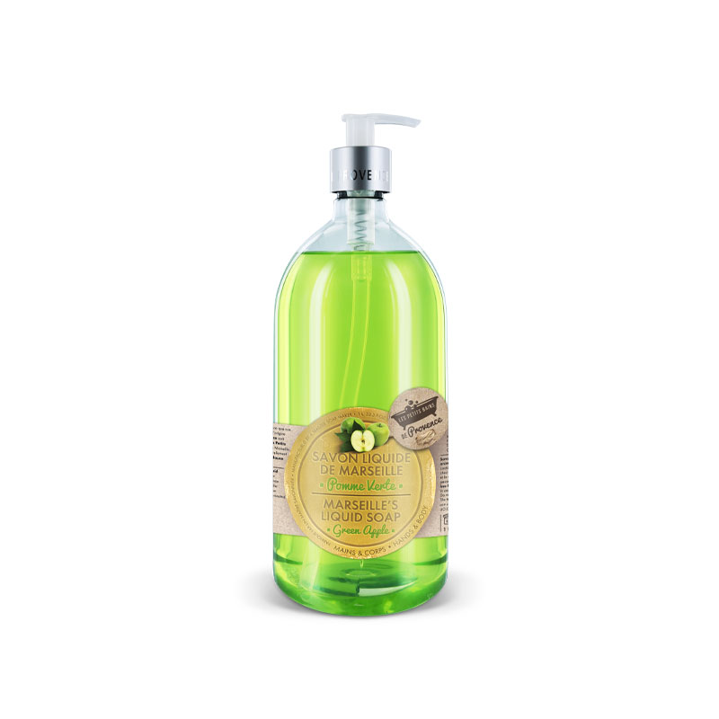 Savon-Liquide-Pomme-Verte-main-corps-.jpg Savon Liquide Pomme Verte (main & corps ) – Image 1